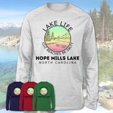 Hope Mills Lake North Carolina Lake Life Cuz Beaches Be Salty Fishing Camping Team Shirt
