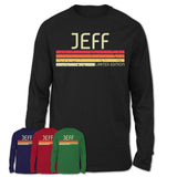 Jeff Gift Custom Name Retro Vintage Birthday T-Shirt