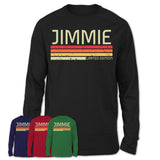 Jimmie Gift Custom Name Retro Vintage Birthday T-Shirt