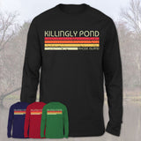 Killingly Pond Rhode Island Funny Fishing Camping Summer Retro Gift T-Shirt