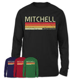 Mitchell Gift Custom Name Retro Vintage Birthday T-Shirt