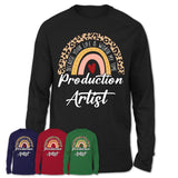 Production Artist Because Your Life Worth My Time Rainbow T-Shirt