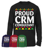 Proud Crm Consultant Africa Pride Black History Month T-Shirt