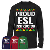 Proud ESL Instructor Africa Pride Black History Month T-Shirt