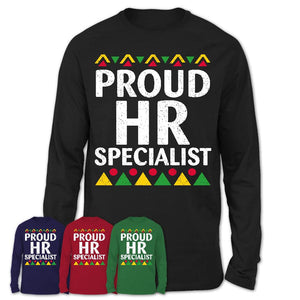 Proud Hr Specialist Africa Pride Black History Month T-Shirt