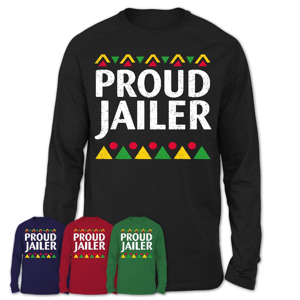 Proud Jailer Africa Pride Black History Month T-Shirt
