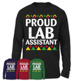 Proud Lab Assistant Africa Pride Black History Month T-Shirt