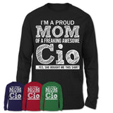 Proud Mom of A Freaking Awesome Daughter Cio Shirt, Mother Day Gift from Daughter, Funny Shirt For Mom