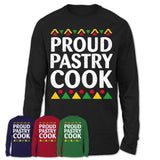 Proud Pastry Cook Africa Pride Black History Month T-Shirt