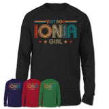 Proud Vintage Ionia Girl Shirt Michigan Pride Gift Birthday Shirt for Her