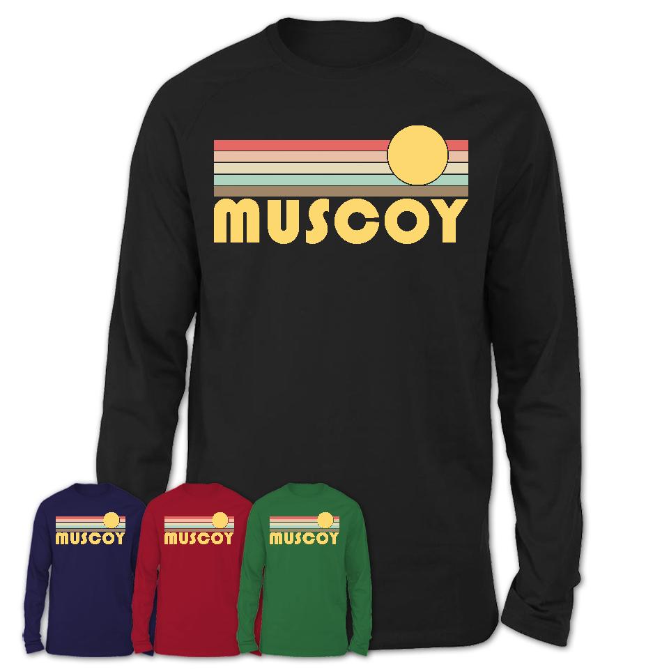 Retro Muscoy California Sunset Shirt Vintage Colors
