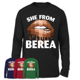 She From Berea Ohio T-Shirt Black Lives Matter Sexy Lips Girl Shirt