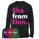She From Elon Shirt North Carolina State Birthday Gift For Her