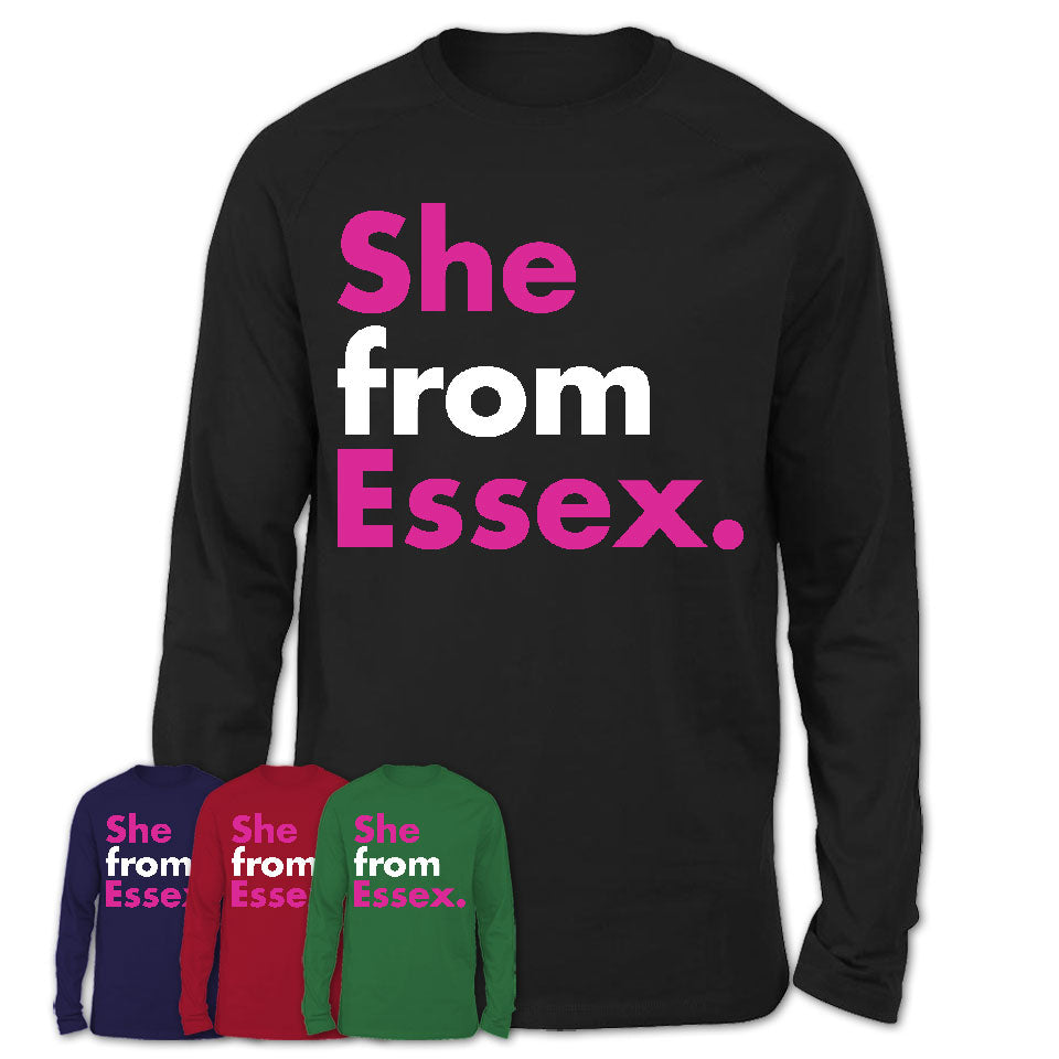 She From Essex Shirt Maryland State Birthday Gift For Her