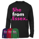 She From Essex Shirt Maryland State Birthday Gift For Her