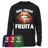 She From Fruita Colorado T-Shirt Black Lives Matter Sexy Lips Girl Shirt
