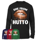 She From Hutto Texas T-Shirt Black Lives Matter Sexy Lips Girl Shirt