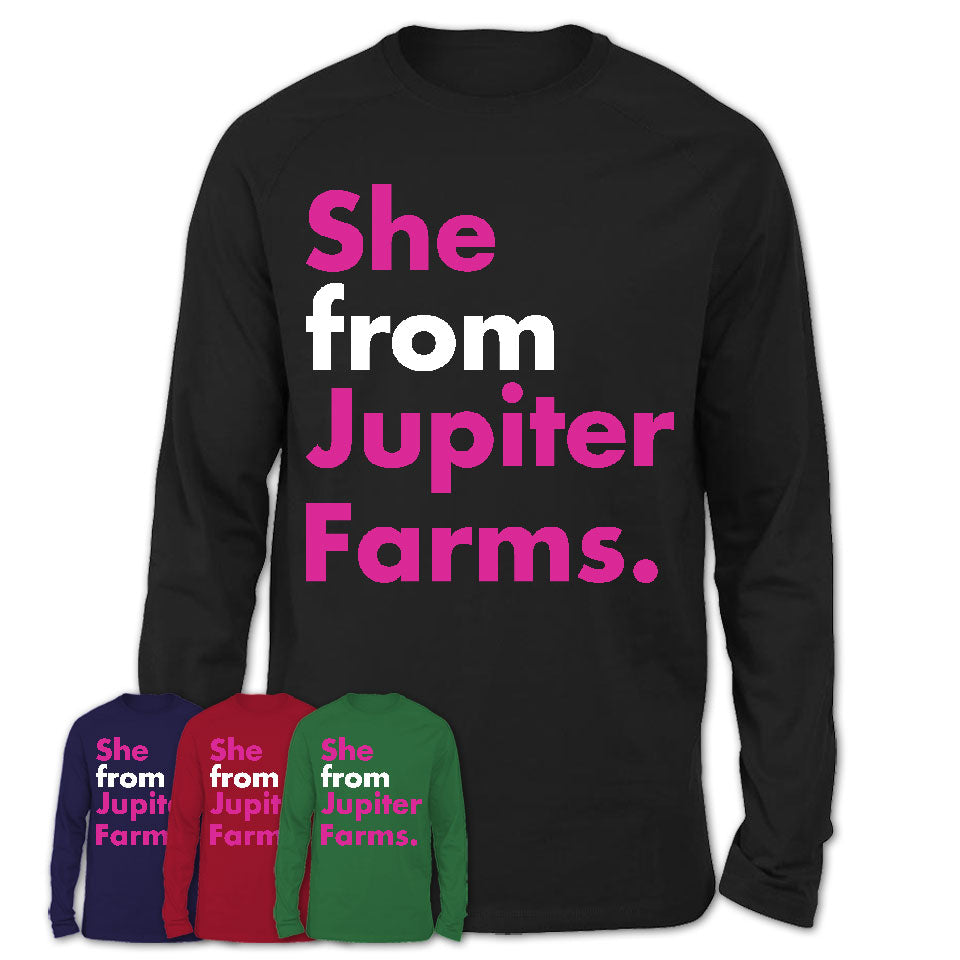 She From Jupiter Farms Shirt Florida State Birthday Gift For Her
