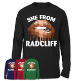 She From Radcliff Kentucky T-Shirt Black Lives Matter Sexy Lips Girl Shirt