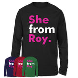 She From Roy Shirt Utah State Birthday Gift For Her