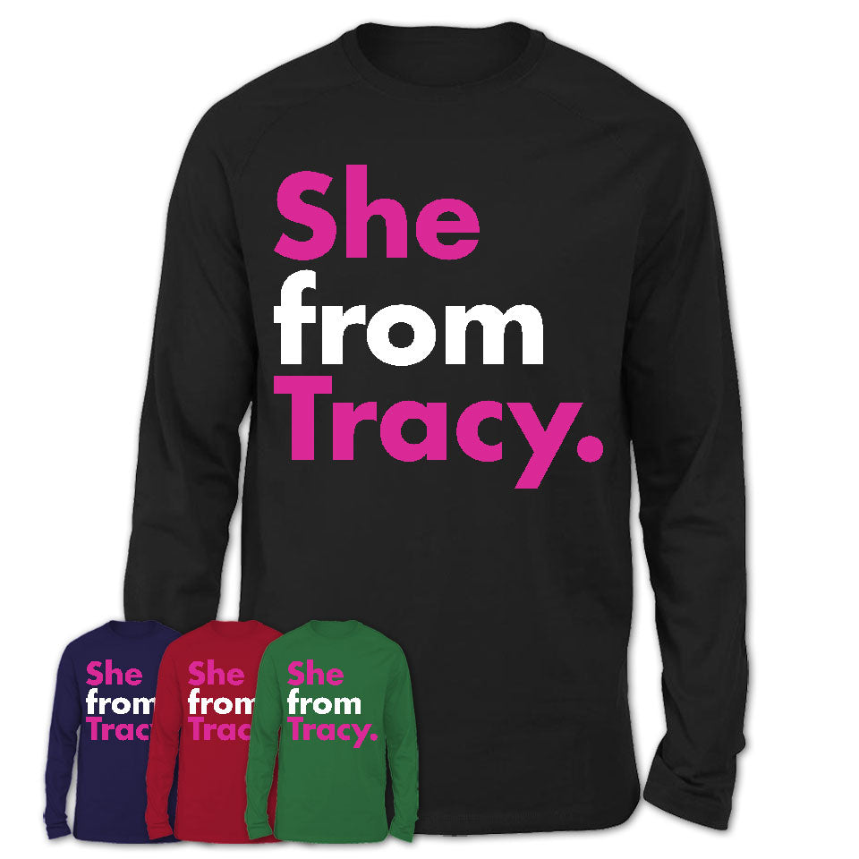 She From Tracy Shirt California State Birthday Gift For Her