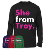 She From Troy Shirt Michigan State Birthday Gift For Her