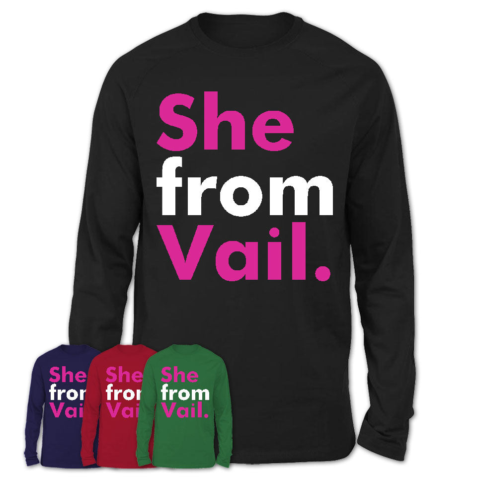 She From Vail Shirt Arizona State Birthday Gift For Her