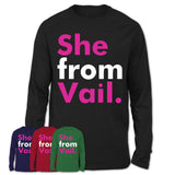 She From Vail Shirt Arizona State Birthday Gift For Her