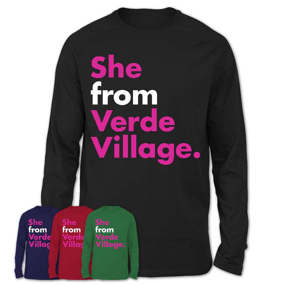 She From Verde Village Shirt Arizona State Birthday Gift For Her