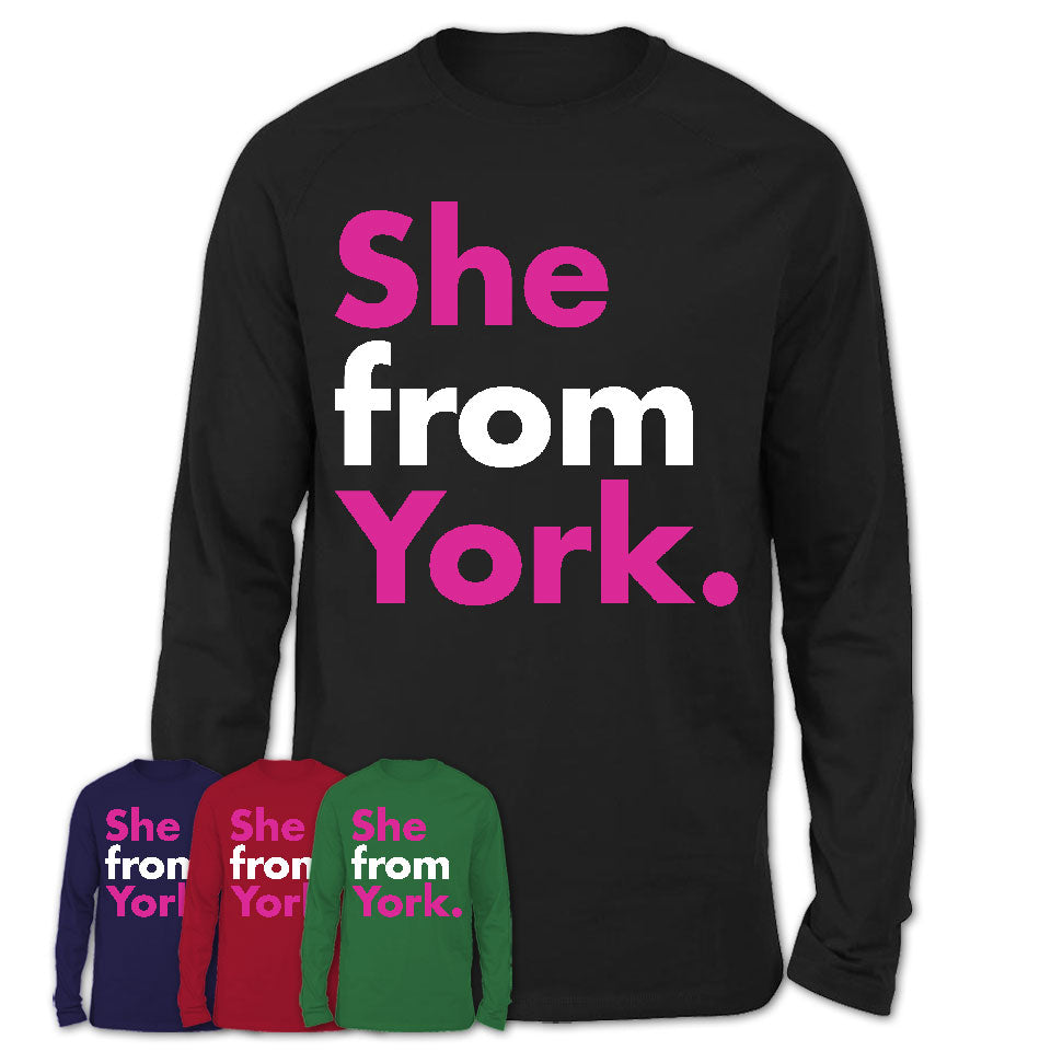 She From York Shirt Pennsylvania State Birthday Gift For Her
