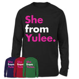 She From Yulee Shirt Florida State Birthday Gift For Her