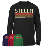 Stella Gift Custom Name Retro Vintage Birthday T-Shirt