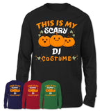 This Is My Scary DJ Costume, Halloween Pumpkin Shirt, Funny Coworker Gift