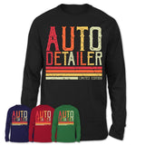 Vintage Auto Detailer Limited Edition Job Shirt, Coworker Birthday Gift Idea