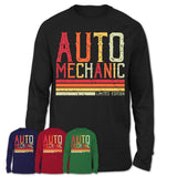 Vintage Auto Mechanic Limited Edition Job Shirt, Coworker Birthday Gift Idea