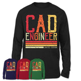 Vintage CAD Engineer Limited Edition Job Shirt, Coworker Birthday Gift Idea