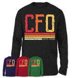 Vintage CFO Limited Edition Job Shirt, Coworker Birthday Gift Idea