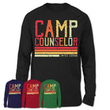Vintage Camp Counselor Limited Edition Job Shirt, Coworker Birthday Gift Idea