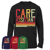 Vintage Care Assistant Limited Edition Job Shirt, Coworker Birthday Gift Idea