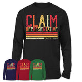 Vintage Claim Representative Limited Edition Job Shirt, Coworker Birthday Gift Idea
