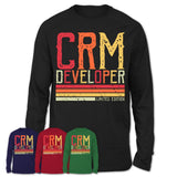 Vintage Crm Developer Limited Edition Job Shirt, Coworker Birthday Gift Idea