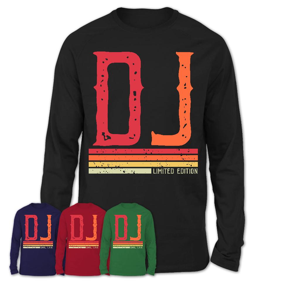 Vintage DJ Limited Edition Job Shirt, Coworker Birthday Gift Idea