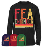 Vintage Fea Engineer Limited Edition Job Shirt, Coworker Birthday Gift Idea