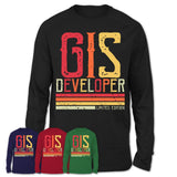 Vintage Gis Developer Limited Edition Job Shirt, Coworker Birthday Gift Idea