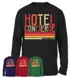 Vintage Hotel Concierge Limited Edition Job Shirt, Coworker Birthday Gift Idea