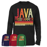 Vintage Java Programmer Limited Edition Job Shirt, Coworker Birthday Gift Idea