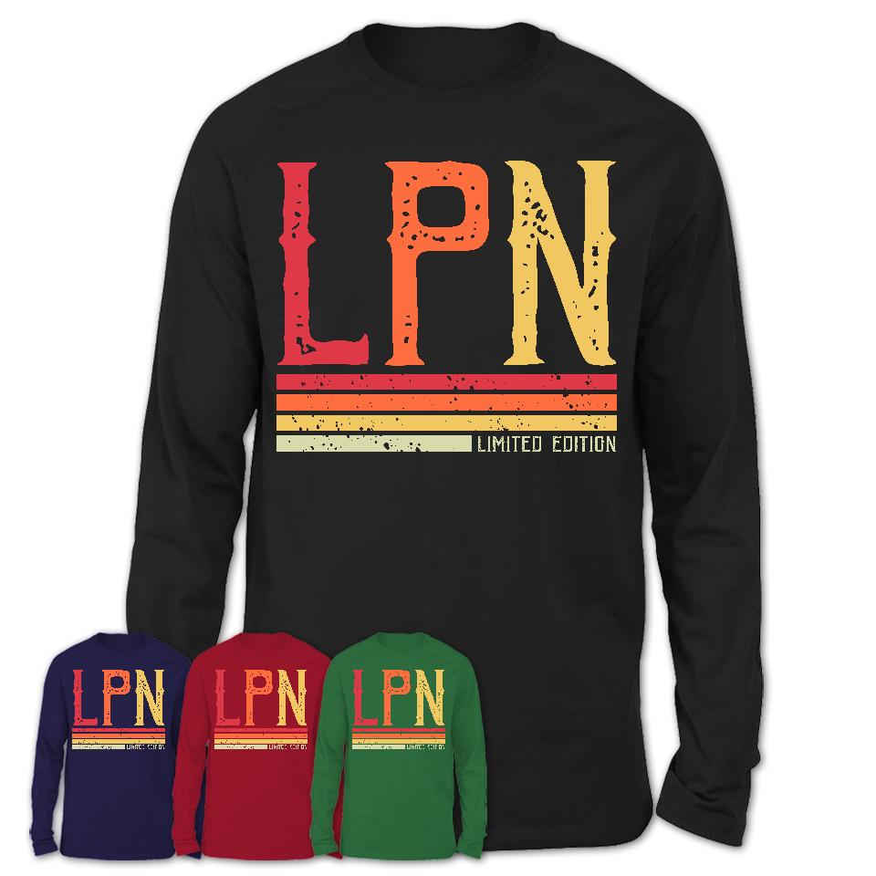 Vintage LPN Limited Edition Job Shirt, Coworker Birthday Gift Idea