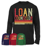 Vintage Loan Counselor Limited Edition Job Shirt, Coworker Birthday Gift Idea