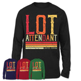 Vintage Lot Attendant Limited Edition Job Shirt, Coworker Birthday Gift Idea