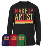 Vintage Makeup Artist Limited Edition Job Shirt, Coworker Birthday Gift Idea